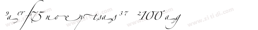 ZapfinoExtraLTX Sma字体转换